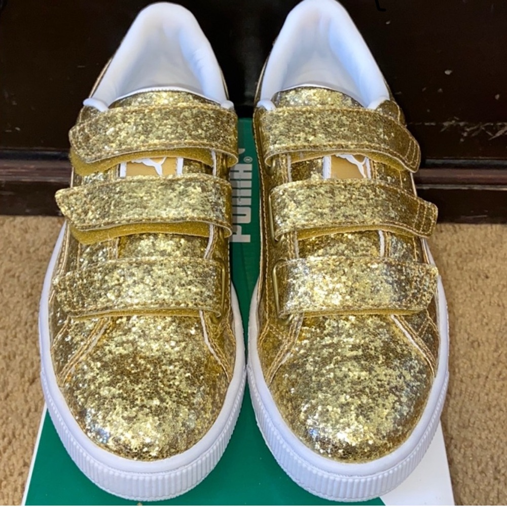 Puma Shimmering Gold Sneakers